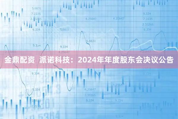 金鼎配资  派诺科技：2024年年度股东会决议公告